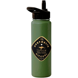 RIP CURL LOGO DRINK BOTTLE green